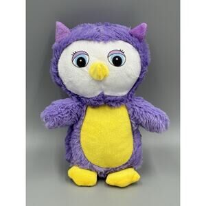 Purple & Yellow Penguin Owl Plush 10” Stuffed Animal A&A Global